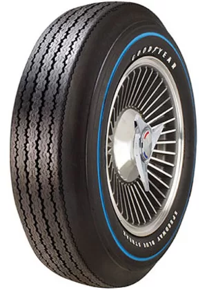 Goodyear 775/15 Speedway Blue Streak Tire - RWL - Blue Stripe